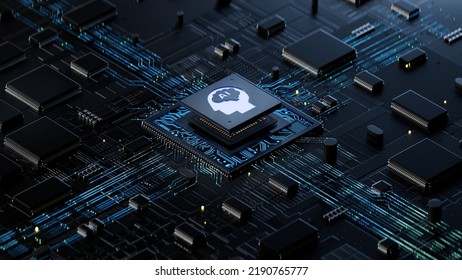 AI, Artificial Intelligence concept,3d rendering,conceptual image.