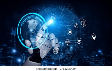 AI artificial intelligence drives data analytics with predictive models, smart dashboards, and virtual assistant insights for data-driven business decisions. Vouch