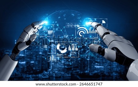AI artificial intelligence drives data analytics with predictive models, smart dashboards, and virtual assistant insights for data-driven business decisions. Vouch