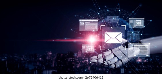 AI artificial intelligence improves emAI artificial intelligencel productivity through virtual assistants, smart inbox organization, and intelligent communication management tools. Vouch