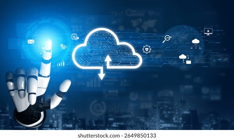 AI artificial intelligence optimizes cloud infrastructure with virtual assistants and intelligent automation, improving scalability, security, and digital business continuity. Vouch