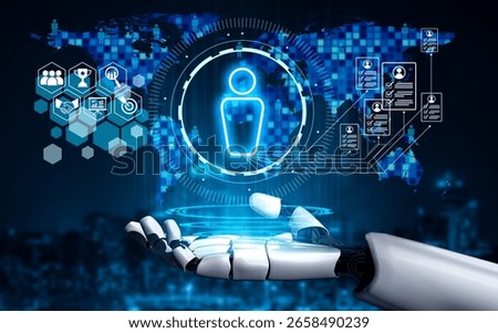 AI artificial intelligence transforms hiring with digital recruiters, virtual HR assistants, and smart matching tools for modern talent acquisition. Vouch