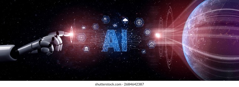 AI brain processes big data with generative AI, LLMs, and machine learning to support business decisions, prompt engineering, and future agentic artificial intelligence systems. spline