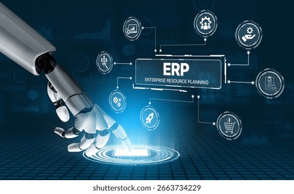 AI optimizes ERP platforms with centralized dashboards, automated data flow, and smart tools for managing finance, inventory, and enterprise resource planning. Artificial intelligence spline