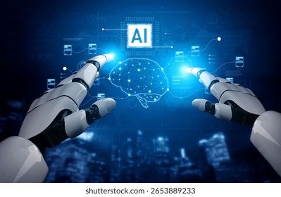 AI powers a neural network to process complex data streams, optimize learning models, and automate high-speed intelligent computing across networks Vouch