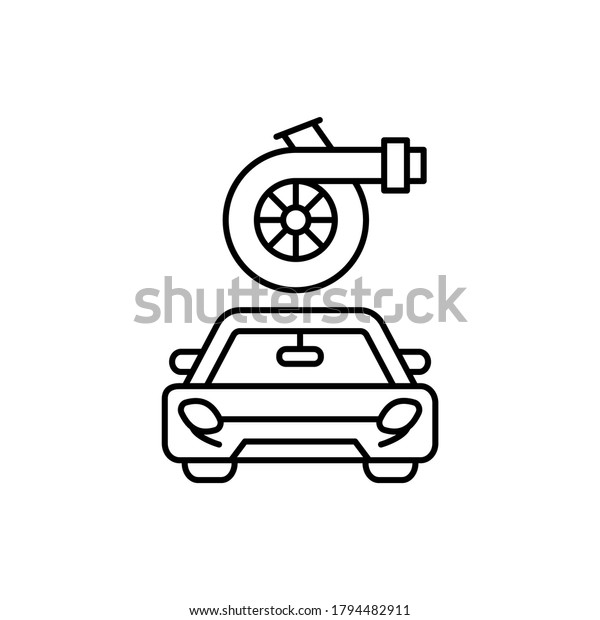 Air\
filter, car repair icon. Simple line, outline  elements of garage\
icons for ui and ux, website or mobile\
application