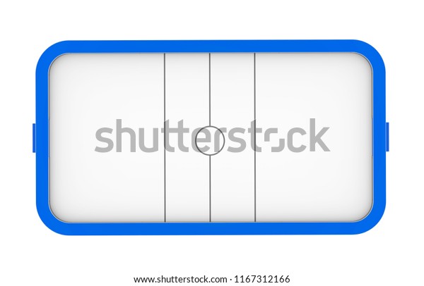 Air Hockey Table Isolated Top View Stock Illustration 1167312166