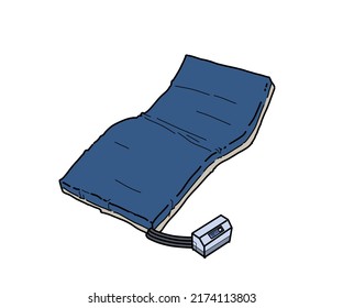 Air Mattress Bed Sore Repositioning Body Pressure Distribution