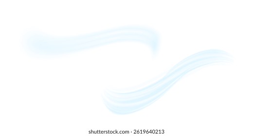 Air, wind effect isolated transparent background. Airflow overlay: fresh air for cleaning, cooling or changing the air. Wind Wave Effect.