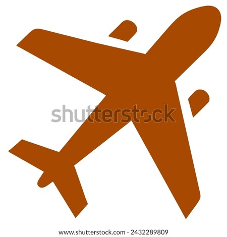 airplane icon in white background