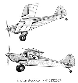 4,634 Vintage airplane sketch Images, Stock Photos & Vectors | Shutterstock