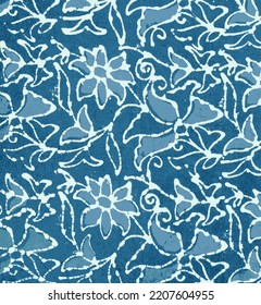 Ajrakh Pattern Block Print Pattern Batik Stock Illustration 2207604955 ...