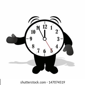 Alarm clock - cartoon