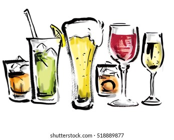 Hand Writing Alcohol Images Stock Photos Vectors Shutterstock