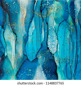 Alcohol Ink Art. Abstract painting. Alcohol Ink background.