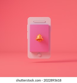 Alert Message, 3d Smartphone, Call Alert.