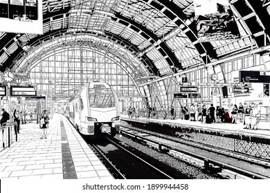 ドイツ ベルリン 列車 のイラスト素材 画像 ベクター画像 Shutterstock