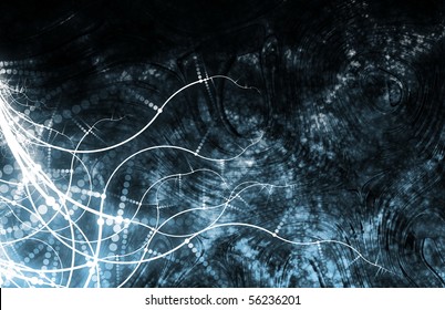 Alien Abstract Vortex Background Texture As Art