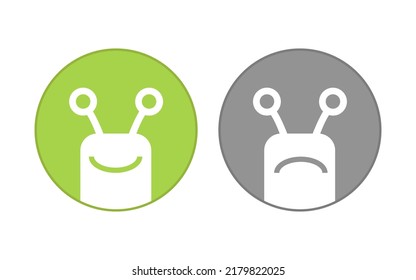 Alien Avatar Icon Placeholder Illustration