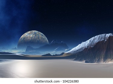 Alien Landscape Hd