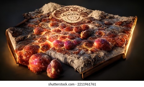 Alien Pizza Unusual Food Digital Art Wallpaper