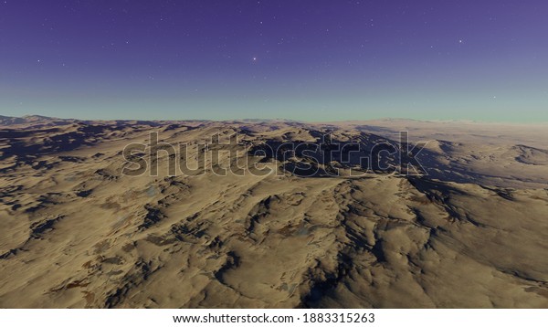alien planet landscape, science fiction
illustration, view from a beautiful planet, beautiful space
background 3d
render
