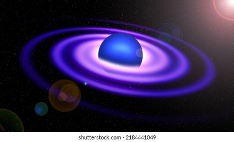 Alien Planet Outer Space Science Fantasy Stock Illustration 2184441049 ...