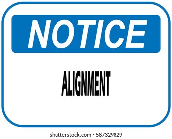Alignment Hand Writing Word Represent Meaning Stock Illustration
