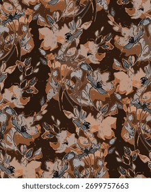 all over abstract floral pattern faded flowers digital painting on fabric watercolor wallpaper background fashion garment saree suit duppata dress bed sheet rug wall sticker men shirt sstkbackgrounds.