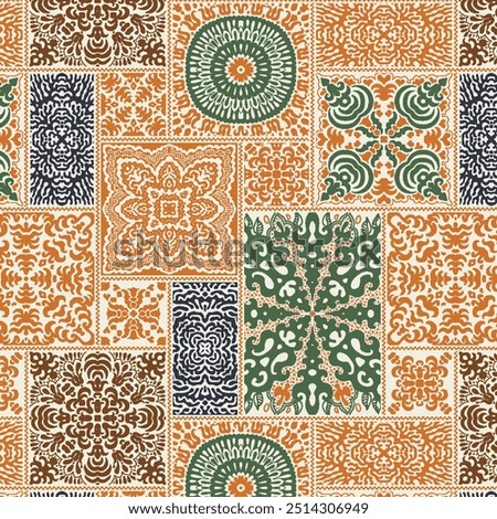 All over design pattern Geometric Borders Motifs Digital  ethnic geometric shapes border art baroque Composition Panel motif, multi flower Seamless pattern with paisley ornament, repeat floral texture