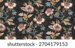 ALL OVER PATTERN MULTICOLOR SEAMLEASS PATTERN DESIGN ALL OVER TEXTILE PRINT