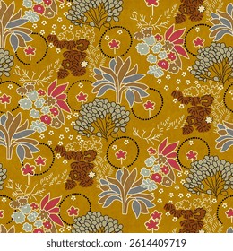 ALL OVER PATTERN MULTICOLOR SEAMLEASS PATTERN DESIGN ALL OVER TEXTILE PRINT