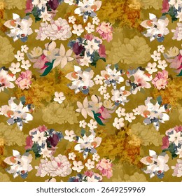 ALL OVER PATTERN MULTICOLOR SEAMLEASS PATTERN DESIGN ALL OVER TEXTILE PRINT