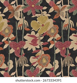 ALL OVER PATTERN MULTICOLOR SEAMLEASS PATTERN DESIGN ALL OVER TEXTILE PRINT