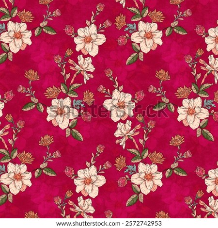 ALL OVER PATTERN MULTICOLOR SEAMLEASS PATTERN DESIGN ALL OVER TEXTILE PRINT