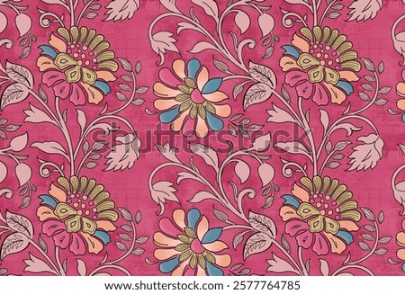 ALL OVER PATTERN MULTICOLOR SEAMLEASS PATTERN DESIGN ALL OVER TEXTILE PRINT