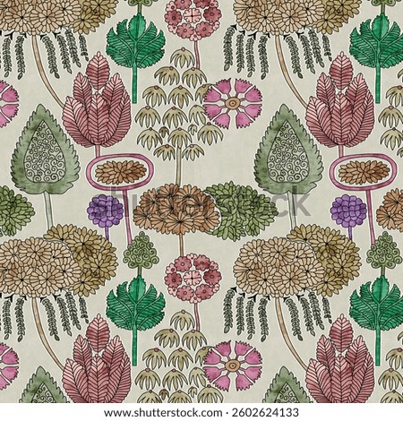 ALL OVER PATTERN MULTICOLOR SEAMLEASS PATTERN DESIGN ALL OVER TEXTILE PRINT