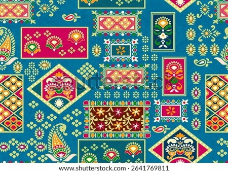 
ALL OVER PATTERN MULTICOLOR SEAMLEASS PATTERN DESIGN ALL OVER TEXTILE PRINT
