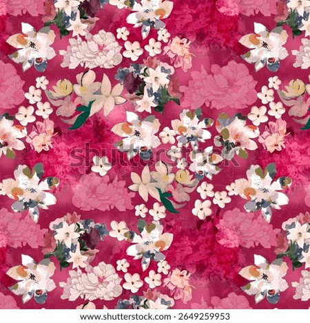 ALL OVER PATTERN MULTICOLOR SEAMLEASS PATTERN DESIGN ALL OVER TEXTILE PRINT