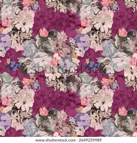 ALL OVER PATTERN MULTICOLOR SEAMLEASS PATTERN DESIGN ALL OVER TEXTILE PRINT