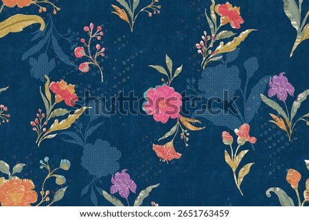 ALL OVER PATTERN MULTICOLOR SEAMLEASS PATTERN DESIGN ALL OVER TEXTILE PRINT