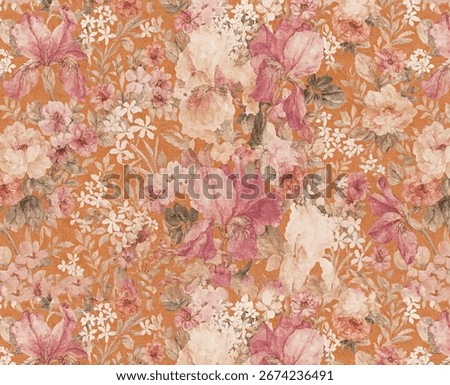 ALL OVER PATTERN MULTICOLOR SEAMLEASS PATTERN DESIGN ALL OVER TEXTILE PRINT