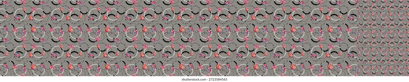 all over saree with  austhetic elements 