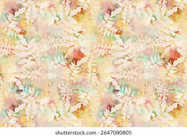 all over seamless beautiful pattern art work style digital printing on fabric wallpaper background garment