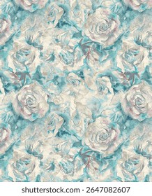 all over seamless beautiful pattern art work style digital printing on fabric wallpaper background garment
