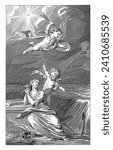 Allegory of flood of 1775, Reinier Vinkeles (I), after Jacobus Buys, 1778 Allegorical representation of the flood of 14-18 November 1775