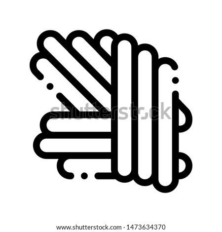 Allegry Organism Pathogen Sticks Sign Icon Thin Line. Epidemic Pathogen Bacteria Linear Pictogram. Chemical Microbe Type Infection Microorganism Contour Monochrome Illustration Stock photo © 