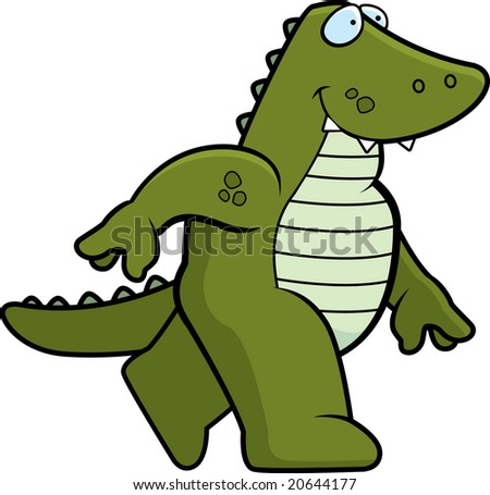 Alligator Walking