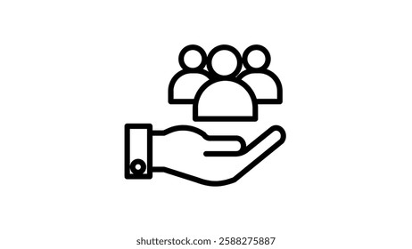 allocation of resources vector icon