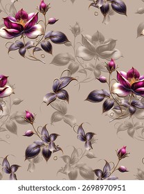 Allover designs are continuous patterns that cover the entire surface of a fabric, garment, or material without a distinct focal point or central motif. They are widely used in textiles, fashion.
